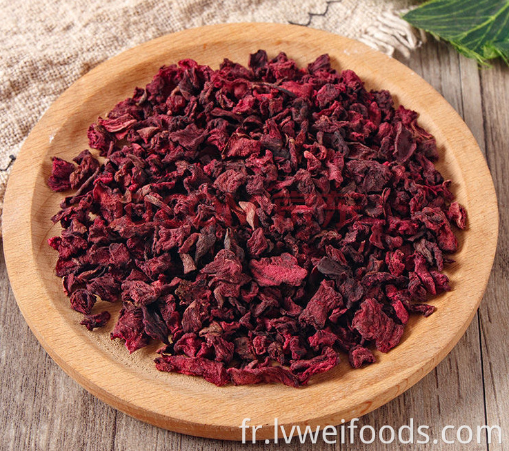 Betternette rouge déshydratée 5 5mm Dehydrated Red Beet 5 5mm